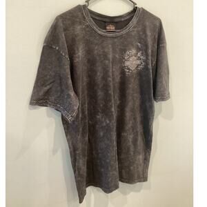 Harley Davidson Mens Short Sleeve Shirt Size L T-shirt Black Chimney Rock NC NEW